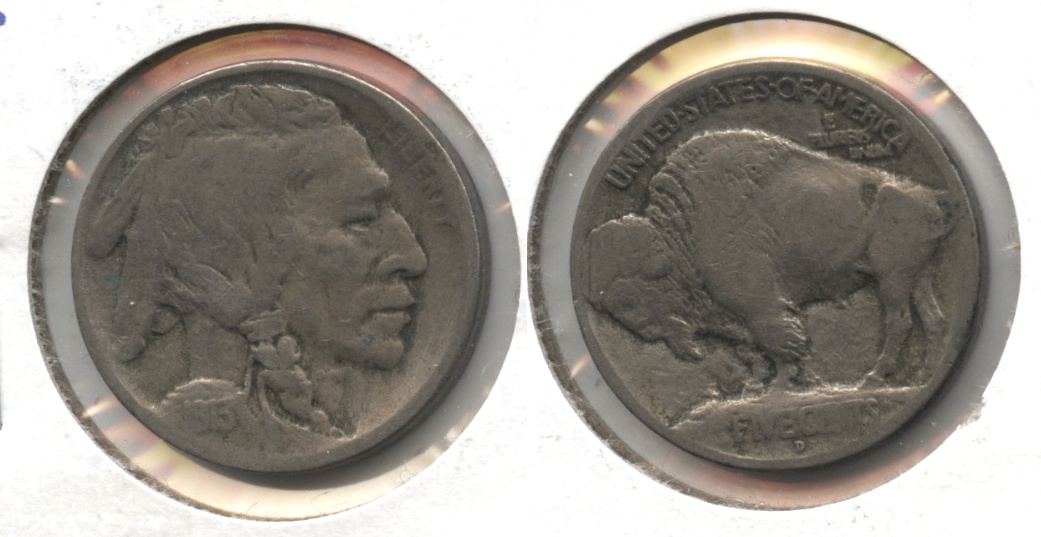 1913-D Type 1 Buffalo Nickel VG-8 #c