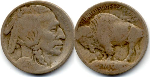 1913-S Type 1 Buffalo Nickel AG-3