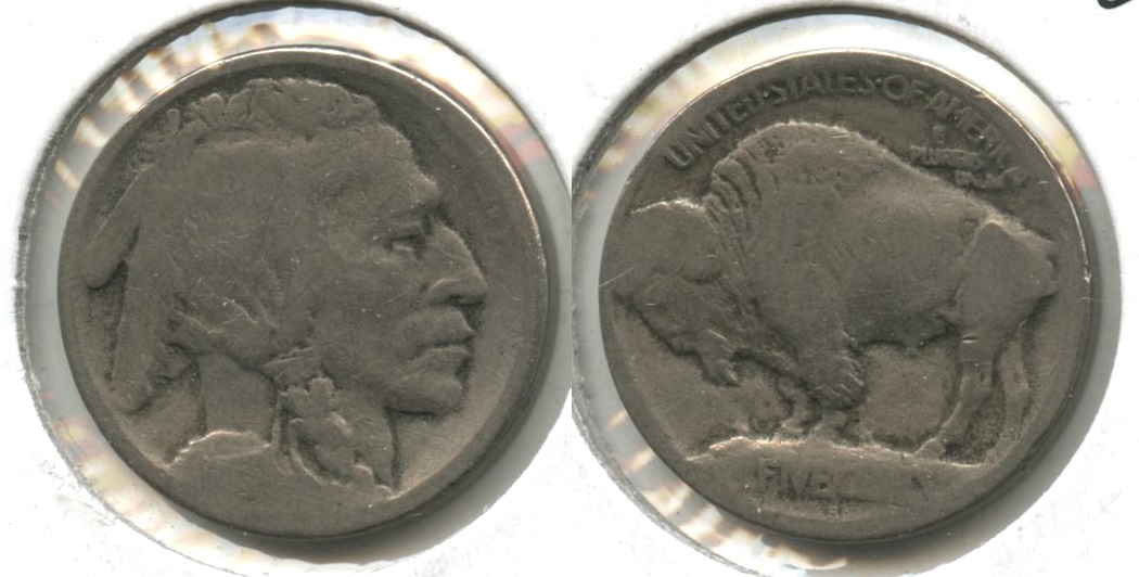 1913-S Type 1 Buffalo Nickel AG-3 #g Obverse Scratch