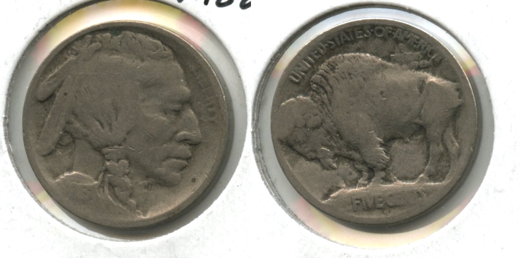 1913-S Type 1 Buffalo Nickel VG-8