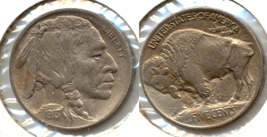 1913 Type 1 Buffalo Nickel AU-50 g