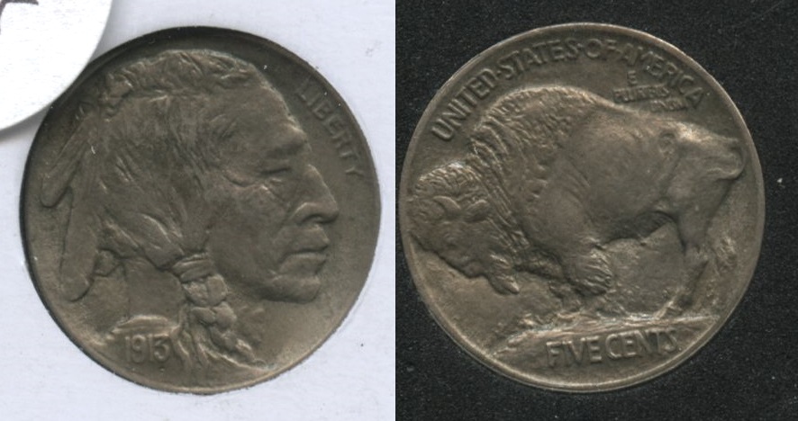 1913 Type 1 Buffalo Nickel AU-50 #r