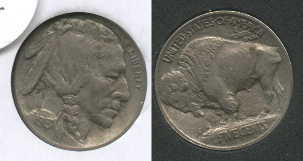 1913 Type 1 Buffalo Nickel EF-40 #l