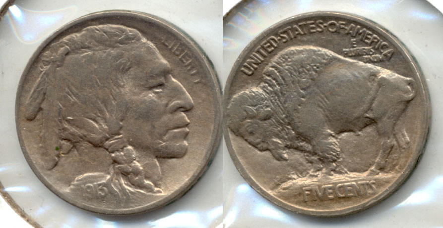 1913 Type 1 Buffalo Nickel EF-45 a