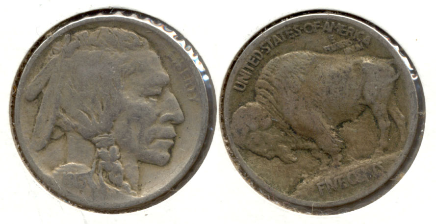 1913 Type 1 Buffalo Nickel Fine-12 e