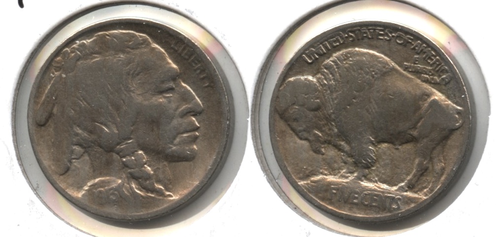 1913 Type 1 Buffalo Nickel Fine-12 #x Cleaned