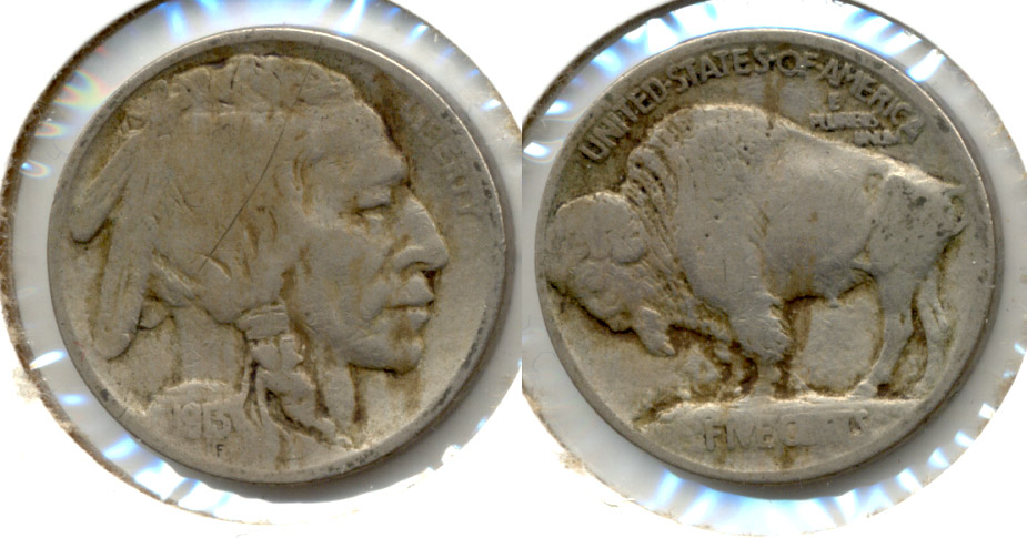 1913 Type 1 Buffalo Nickel Good-4 h