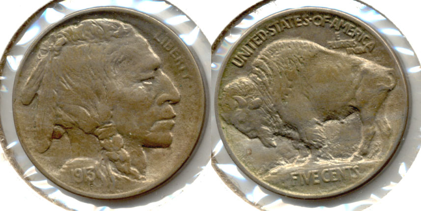 1913 Type 1 Buffalo Nickel MS-60 g