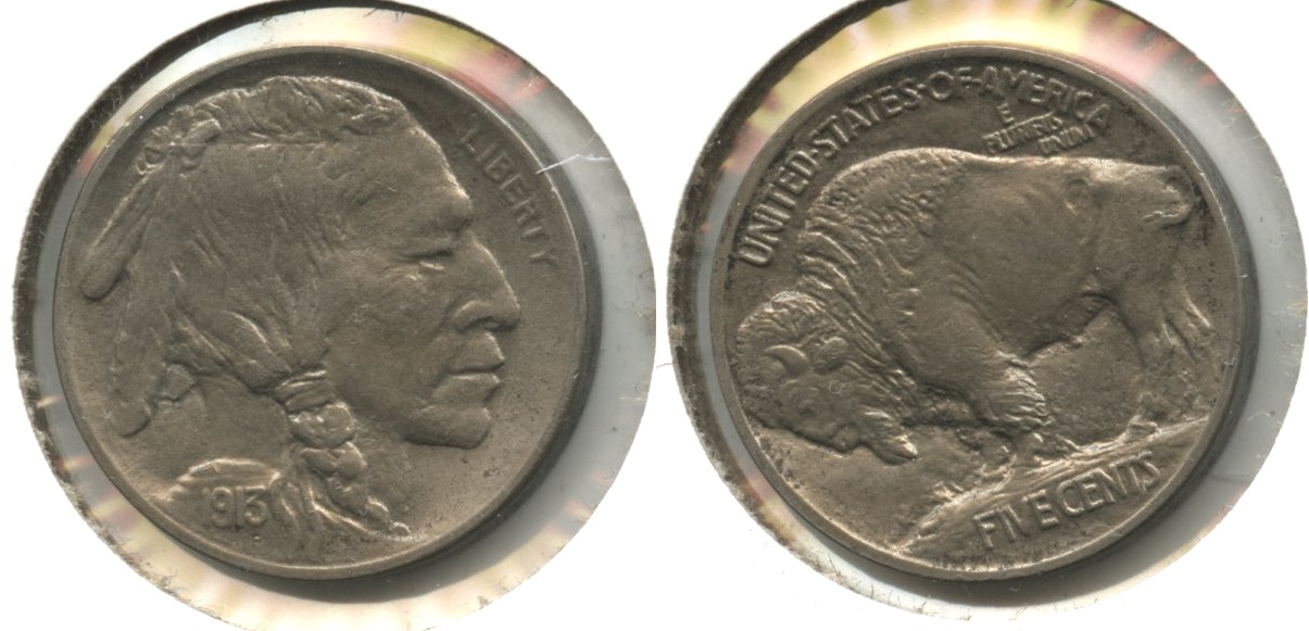 1913 Type 1 Buffalo Nickel MS-60 #h