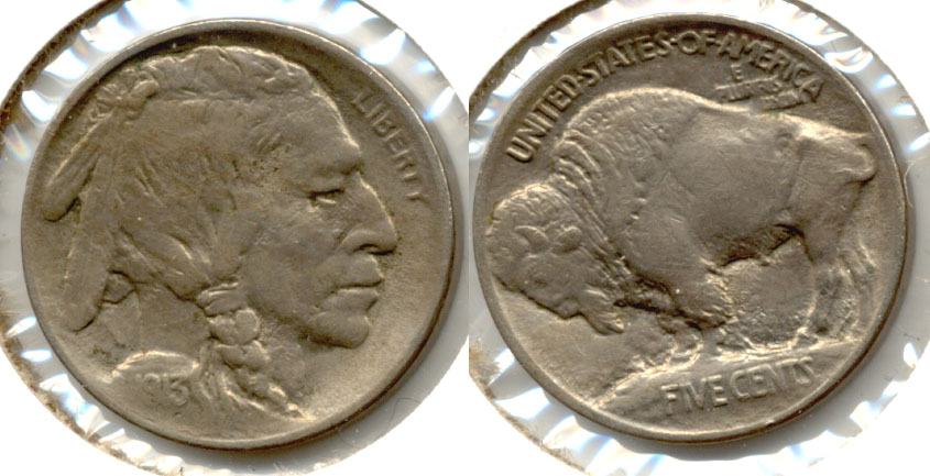 1913 Type 1 Buffalo Nickel MS-63 b