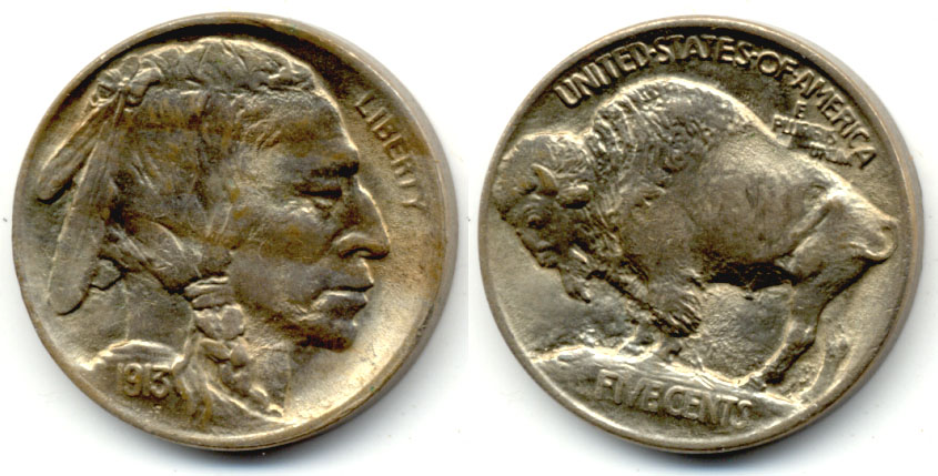 1913 Type 1 Buffalo Nickel MS-64