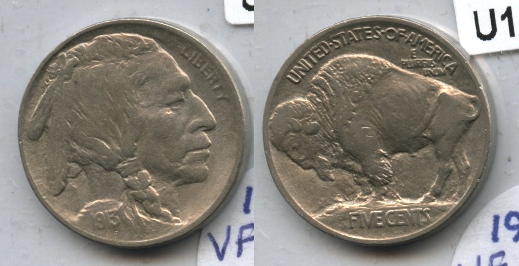 1913 Type 1 Buffalo Nickel VF-20 #g
