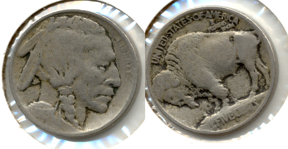 1913 Type 1 Buffalo Nickel VG-8 h