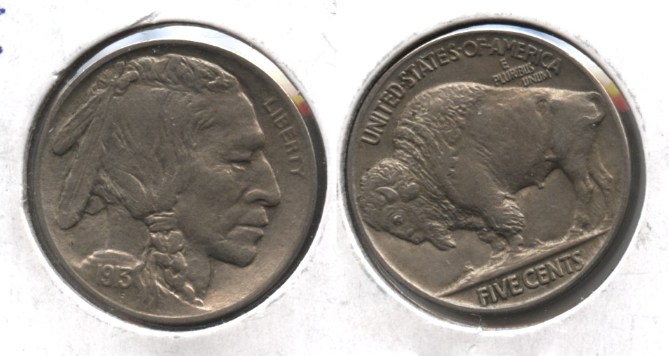 1913 Type 2 Buffalo Nickel AU-50 #e