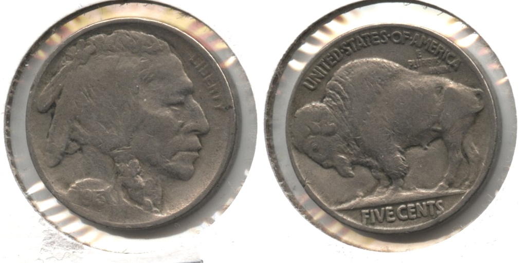 1913 Type 2 Buffalo Nickel VF-20 #b