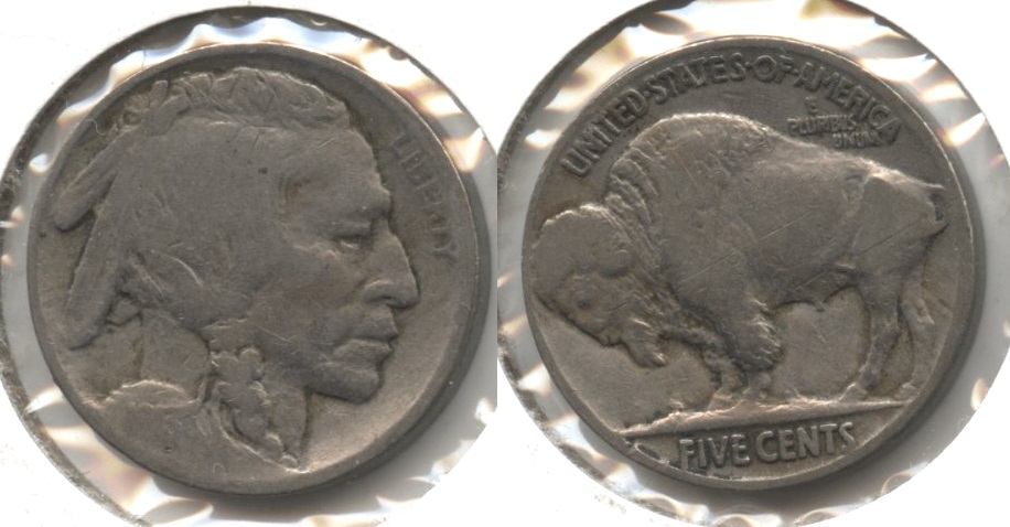 1913 Type 2 Buffalo Nickel VG-8 #j Light Scratch