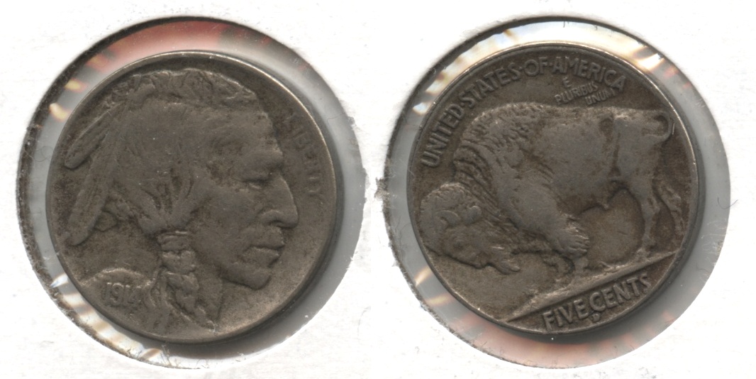1914-D Buffalo Nickel VF-30