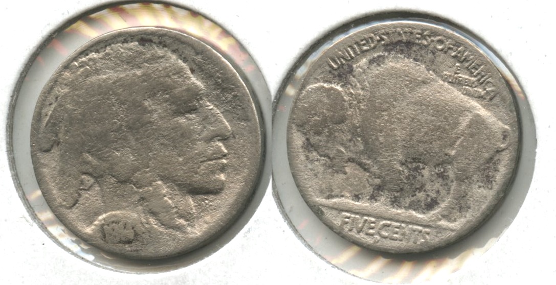 1914-D Buffalo Nickel VG-8 Acid Treated