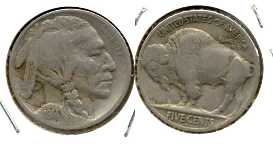 1914-S Buffalo Nickel Fine-12