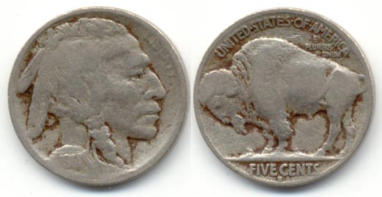 1914-S Buffalo Nickel VG-8
