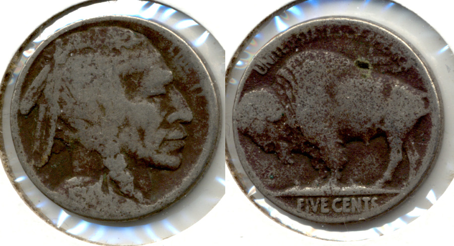 1914 Buffalo Nickel AG-3 e Dark