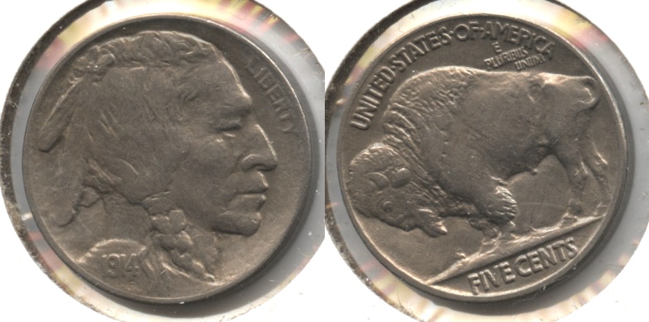 1914 Buffalo Nickel AU-50
