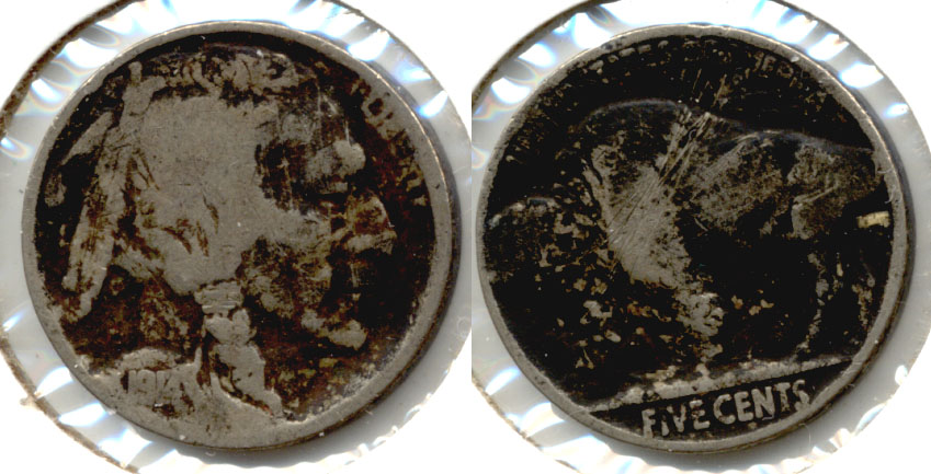1914 Buffalo Nickel Good-4 c Dark