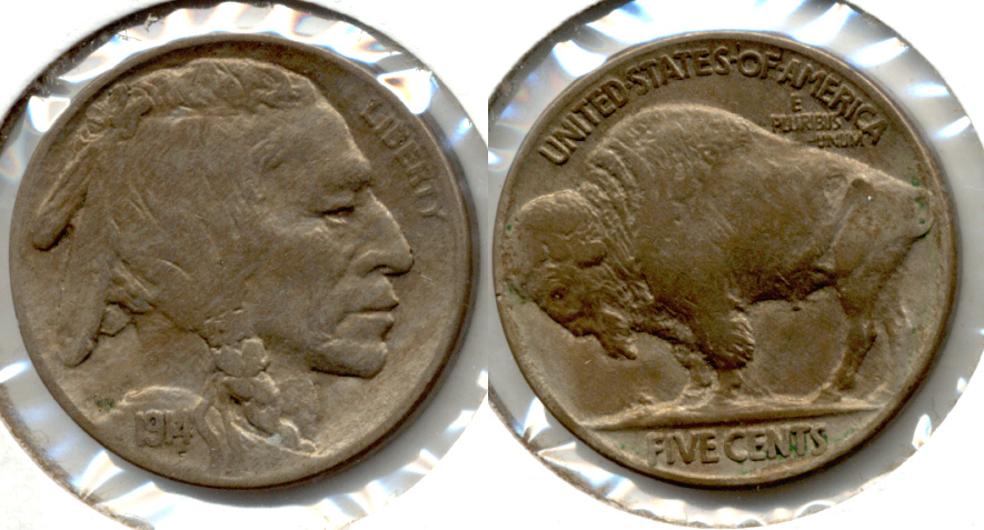 1914 Buffalo Nickel VF-20 a