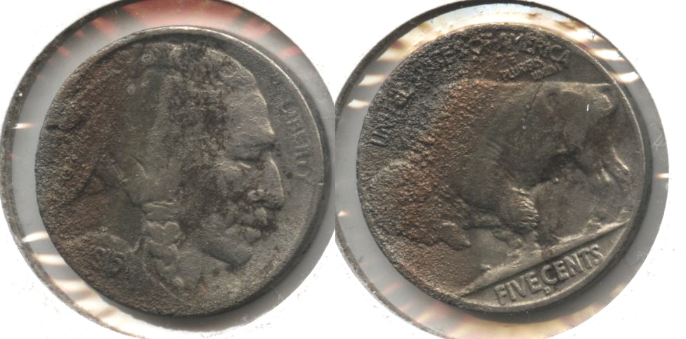 1915-D Buffalo Nickel Fine-12 #e Corroded
