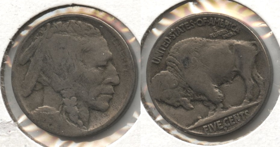 1915-D Buffalo Nickel VG-8