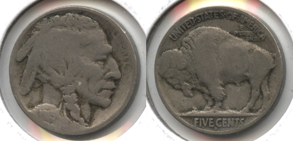 1915-S Buffalo Nickel VG-8 #a