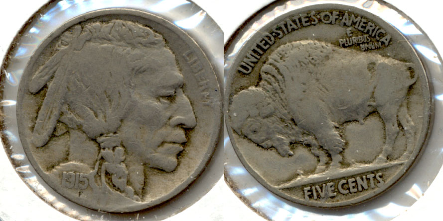1915 Buffalo Nickel Fine-12 b