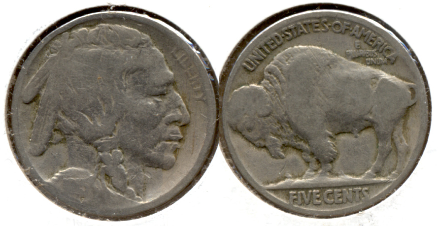 1915 Buffalo Nickel Good-4 ad Cleaned Obverse