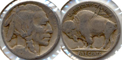 1915 Buffalo Nickel Good-4 s Scratched