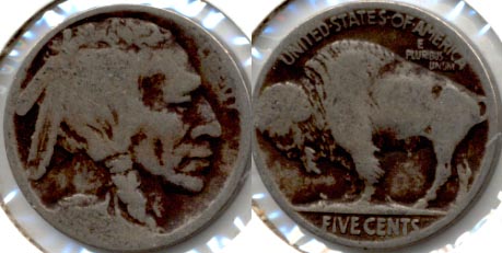 1915 Buffalo Nickel Good-4 u Dark Fields