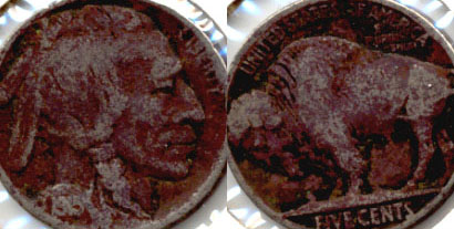 1915 Buffalo Nickel VG-8 b Dark