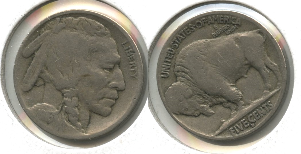 1916-D Buffalo Nickel VG-8 #d