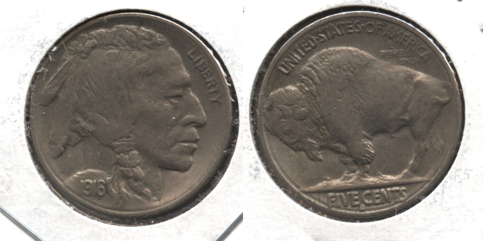 1916-S Buffalo Nickel EF-40