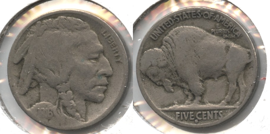 1916-S Buffalo Nickel Fine-12