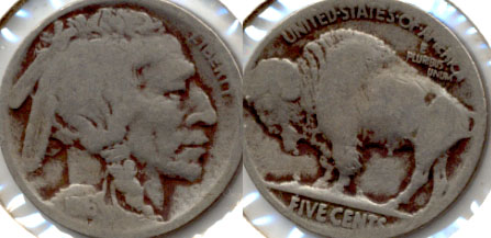 1916 Buffalo Nickel AG-3 a