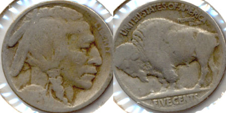 1916 Buffalo Nickel AG-3 b