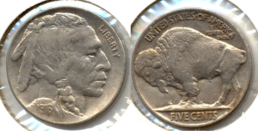 1916 Buffalo Nickel AU-50