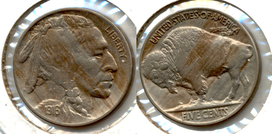 1916 Buffalo Nickel AU-50 a