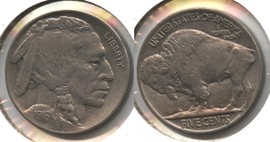 1916 Buffalo Nickel AU-58