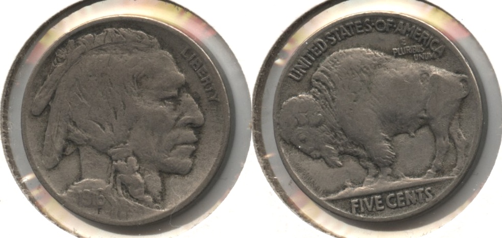 1916 Buffalo Nickel Fine-12 #aa