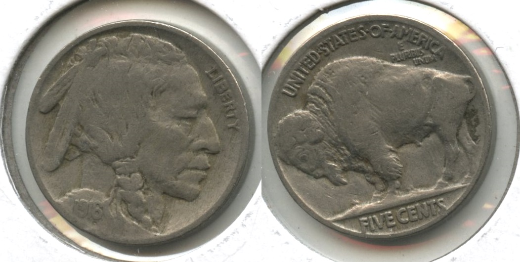 1916 Buffalo Nickel Fine-12 #ai