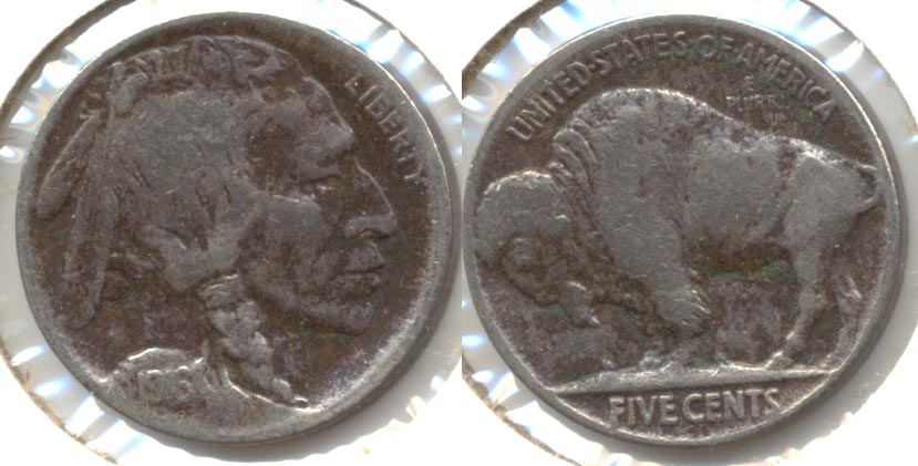 1916 Buffalo Nickel Fine-12 e Cleaned