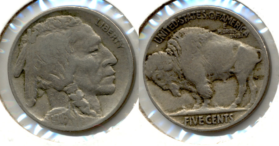 1916 Buffalo Nickel Fine-12 h