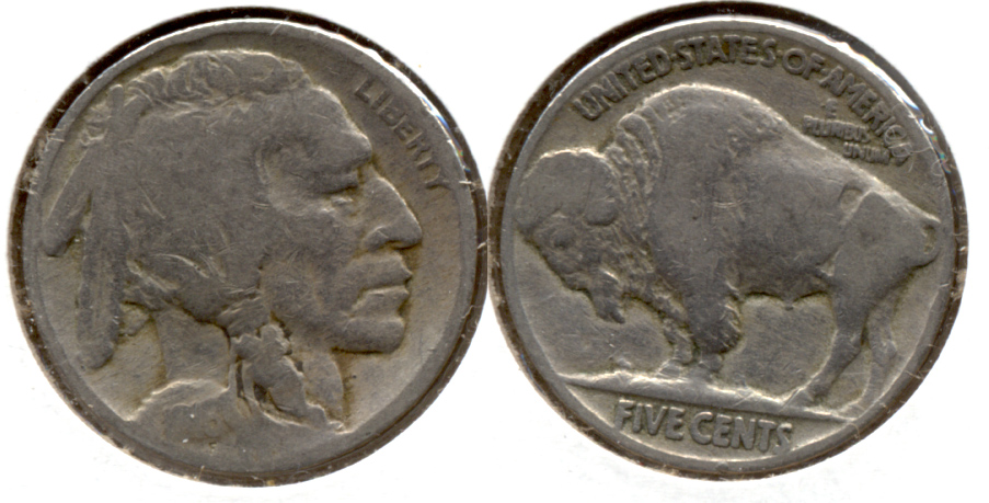 1916 Buffalo Nickel Good-4 ak Cleaned