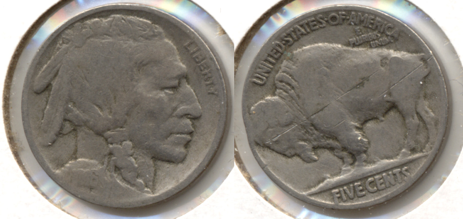 1916 Buffalo Nickel Good-4 am Reverse Scrape